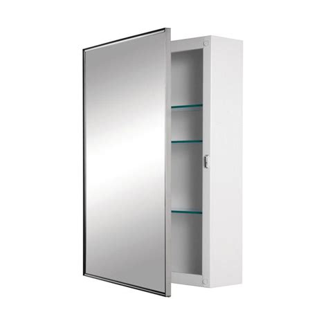 jensen 490x stainless steel frame medicine cabinet 18 x 24|Broan Styleline 18.